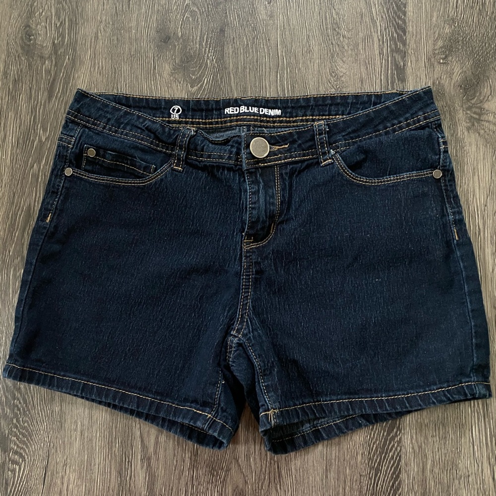 Dark Wash Jean Shorts
